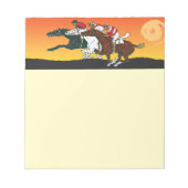 Race Horses Notepad Notizblock (Vorderseite)