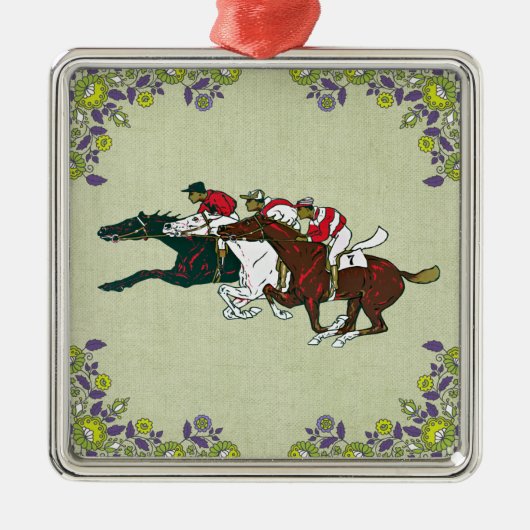Race Horses Ornament (Vorne)