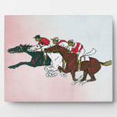 Race Horses Plaque Fotoplatte (Vorderseite)