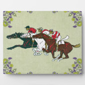 Race Horses Plaque Fotoplatte (Vorderseite)