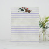 Race Horses Stationery (Stehend Vorderseite)