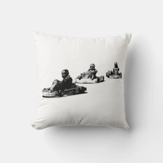 Race lass - Go Kart Racers Throw Kissen
