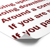 Race Logic Poster (Ecke)