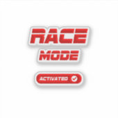 Race mode aufkleber (Vorderseite)