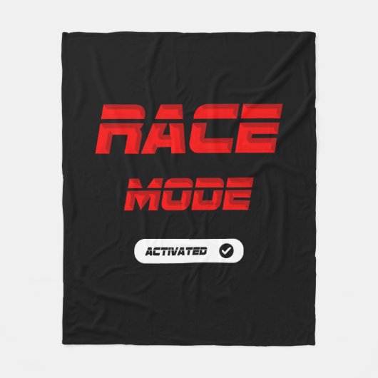Race mode red fleecedecke (Vorderseite)