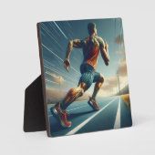 "Race of Life" Desktop Plaque Fotoplatte (Vorderseite)