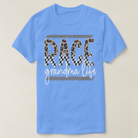 Race Oma Life Racing Großmutter Racing Oma T-Shirt (Design vorne)