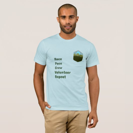 Race Pace Crew Volunteer Repeat T-Shirt (Vorne ganz)