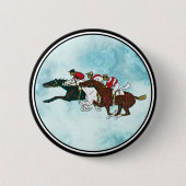Race Pferdes Button (Vorderseite)