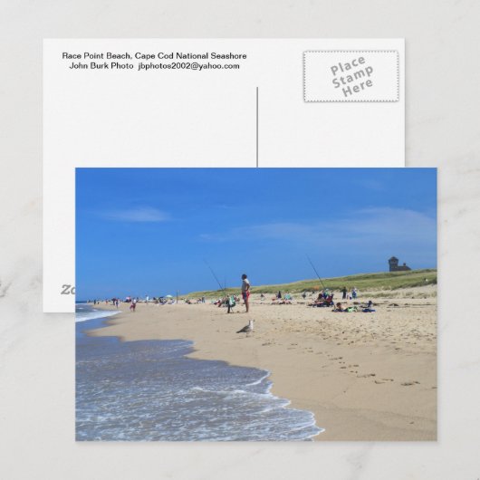 Race Point Beach Cape Cod National Seashore Postkarte (Vorne/Hinten)
