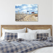 " Race Point Light" StretchCanvas Print Leinwanddruck (Insitu (Schlafzimmer))