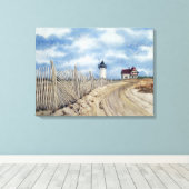 " Race Point Light" StretchCanvas Print Leinwanddruck (Insitu (Holzboden))