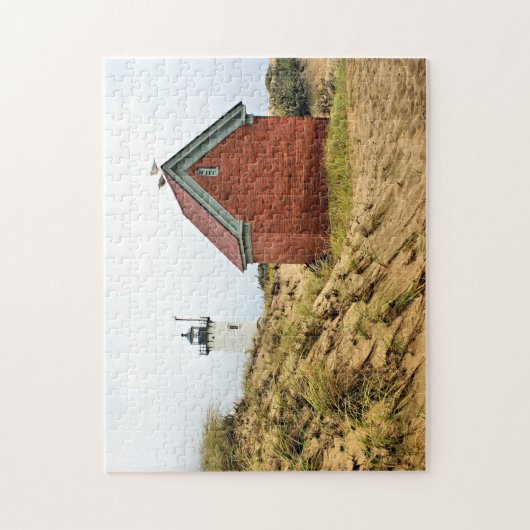 Race Point Lighthouse, Cape Cod, Massachusetts Puzzle (Vertikal)