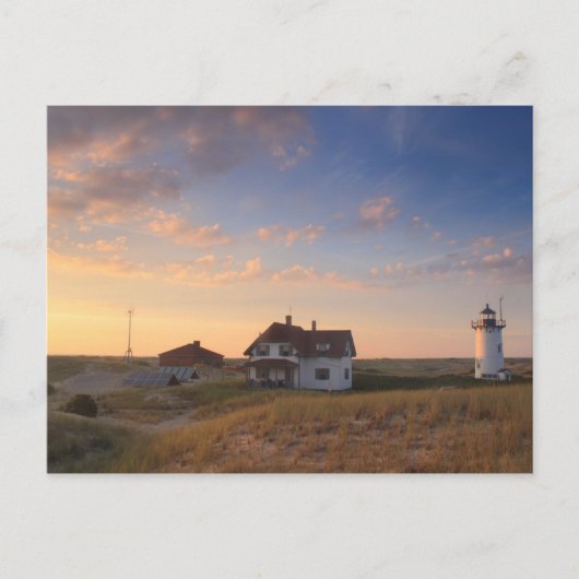 Race Point Lighthouse Cape Cod National Seashore Postkarte (Vorderseite)