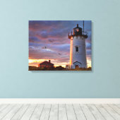 Race Point Lighthouse Leinwanddruck (Insitu (Holzboden))