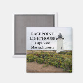 Race Point Lighthouse, Massachusetts Magnet (Vorderseite/Rückseite)