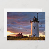 Race Point Lighthouse Postkarte (Vorne/Hinten)