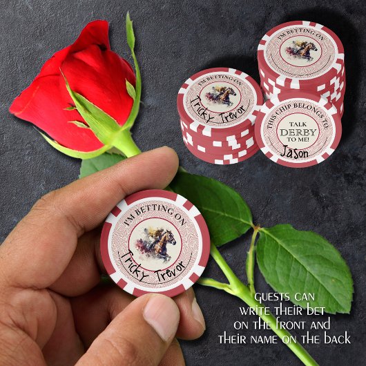 Race Race Race Derby Pokerchips