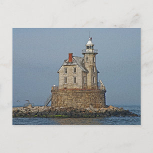 Race Rock Light House Postkarte