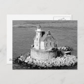 Race Rock Lighthouse Postkarte (Vorne/Hinten)