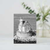 Race Rock Lighthouse Postkarte (Stehend Vorderseite)