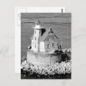 Race Rock Lighthouse Postkarte (Vorne/Hinten)