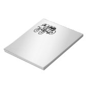 Race Silver Notizblock (Rotiert)