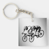 Race Silver Schlüsselanhänger (Vorderseite)