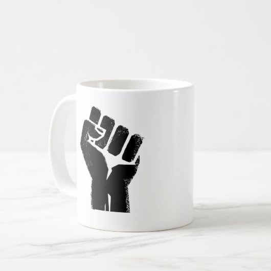 Race Solidarity Kaffeetasse (Vorderseite Links)