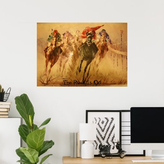 race, The Race Is On Poster (Heimbüro)