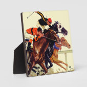 Race Thoroughbred Fotoplatte (Vorderseite)