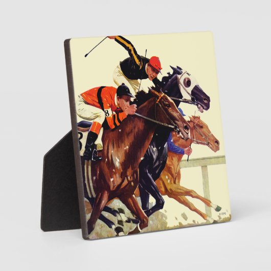 Race Thoroughbred Fotoplatte (Vorderseite)