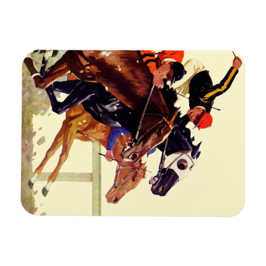 Race Thoroughbred Magnet (Horizontal)