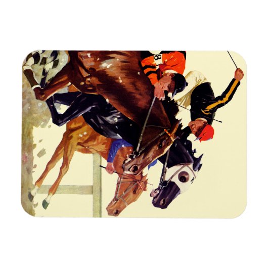 Race Thoroughbred Magnet (Horizontal)