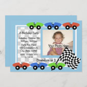 Race Time/Foto Einladung (Vorne/Hinten)