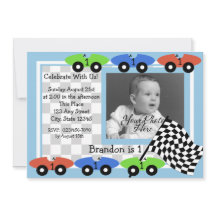 Race Time/Foto Einladung