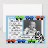 Race Time/Foto Einladung (Vorne/Hinten)