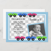 Race Time/Foto Einladung 2 (Vorne/Hinten)