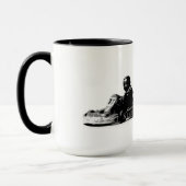 Race to Finish - Go Kart Racers Tasse (Links)