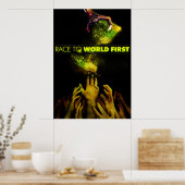 Race To World First - offizielles Filmplakat Poster (Küche)
