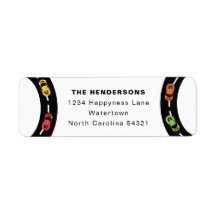 Race Track Boys 4. Geburtstag Weiß