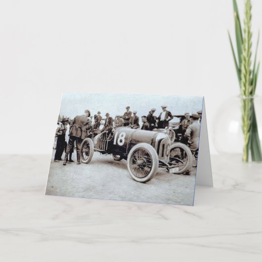 Race Track Fans von Race Car #18 Karte (Vorderseite)