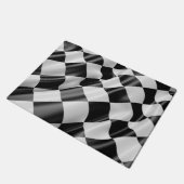 Race Track Flag Türmatte (Schrägansicht)