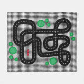 Race Track Kids Playmat Cars Trucks Name Boys Fleecedecke (Vorderseite (Horizontal))