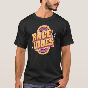 Race Vibes Pit Crew Race Flag Auto Racing Wom T-Shirt