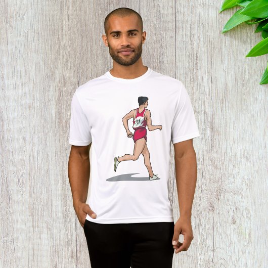 Race Walker Athlete Sportläufer in Motion T-Shirt