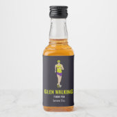 Race Walking Alkoholflaschenetikett (Vorderseite)