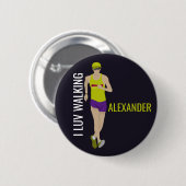 Race Walking Button (Vorne & Hinten)