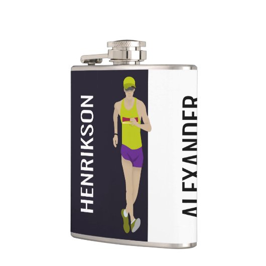 Race Walking Flachmann (Links)