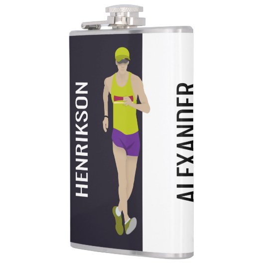 Race Walking Flachmann (Links)